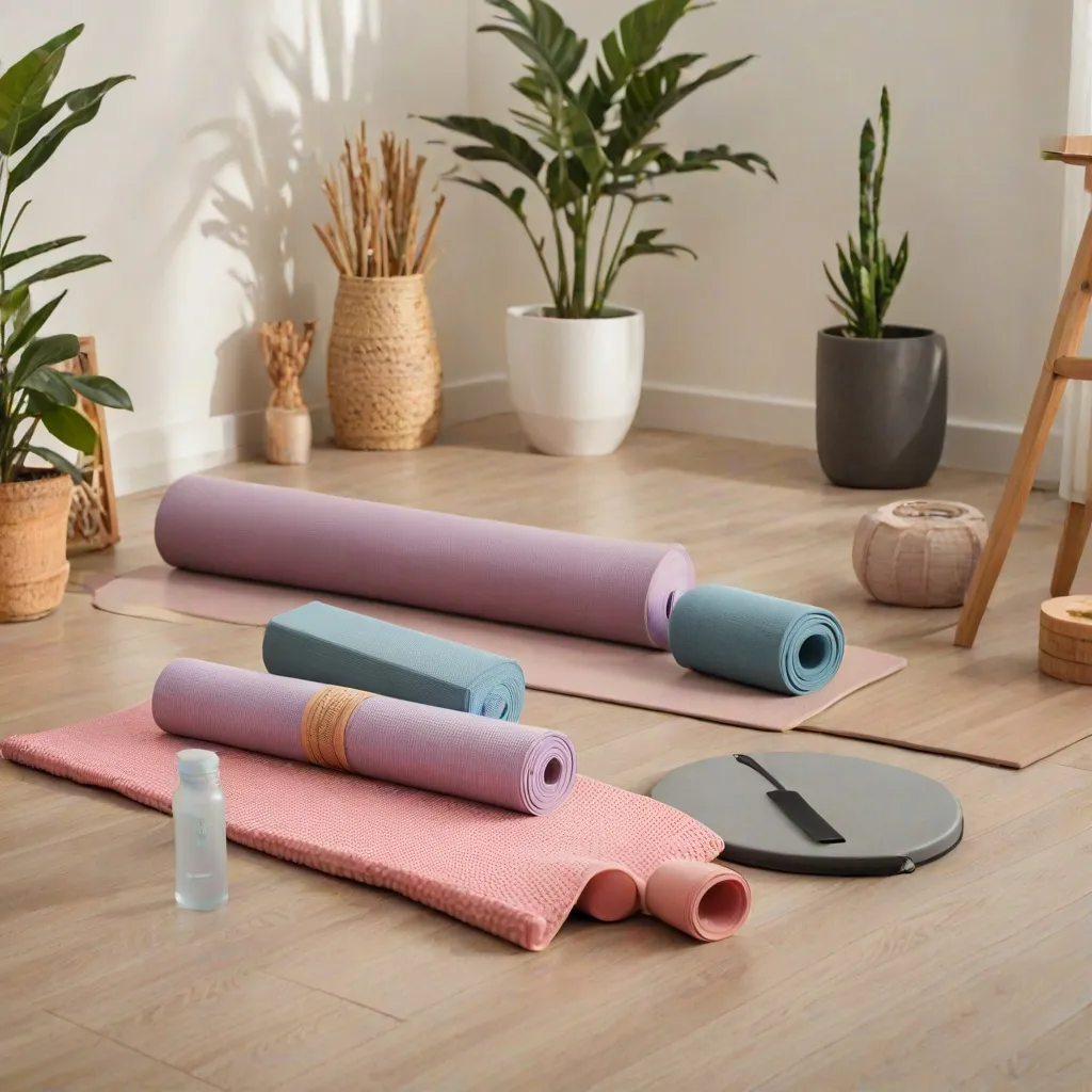 Podstawowe akcesoria do ćwiczeń jogi w domu